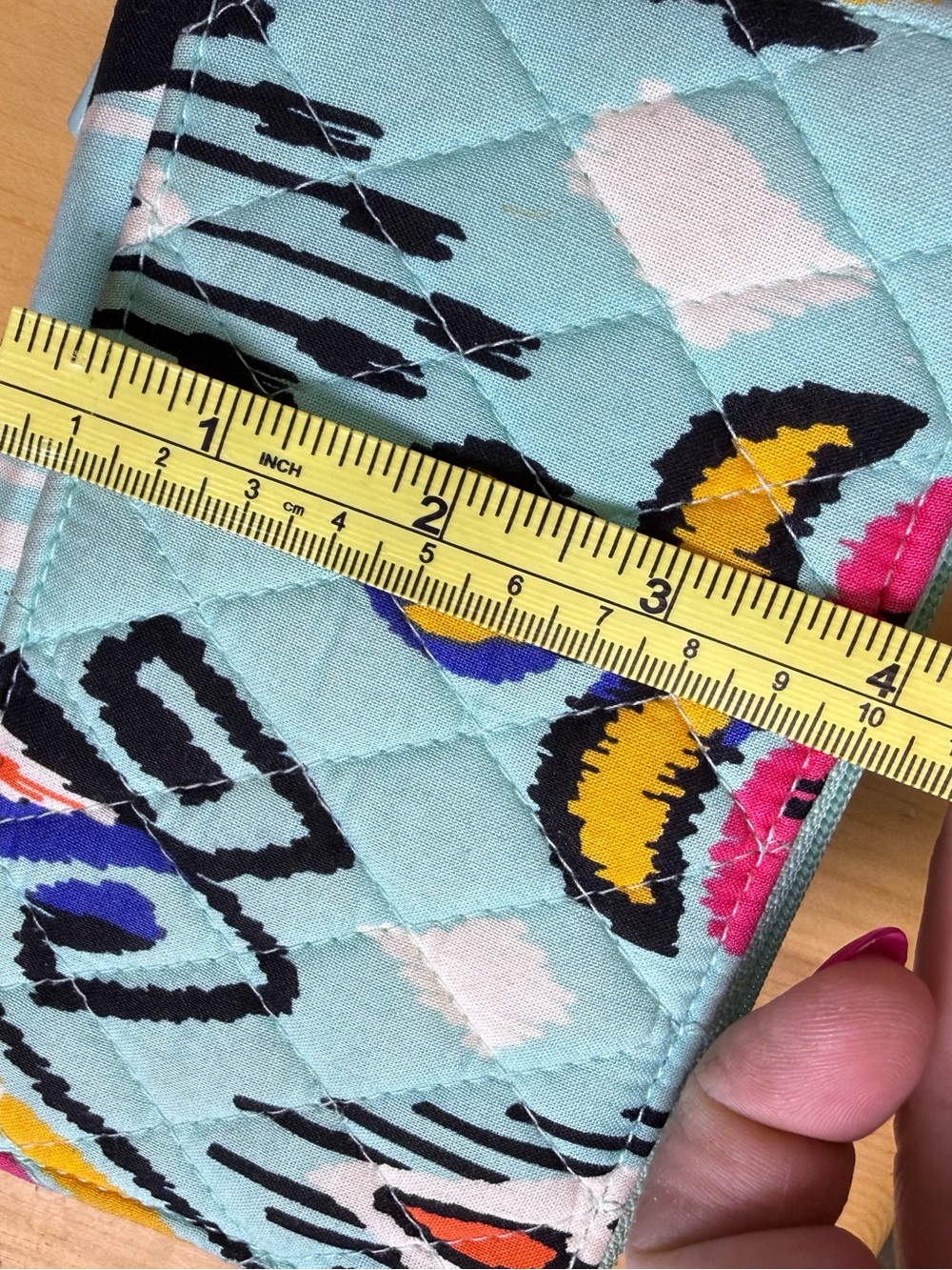 Vera Bradley Quilted Crossbody Purse/Wallet Pueblo Pattern Removable Strap - Picture 5 of 5